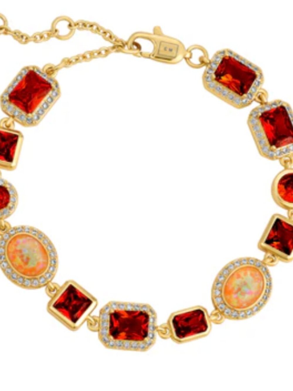 Christin Marie Studio Garnet Sunset (Orange) Solstice Gemstone Bracelet(NIB)